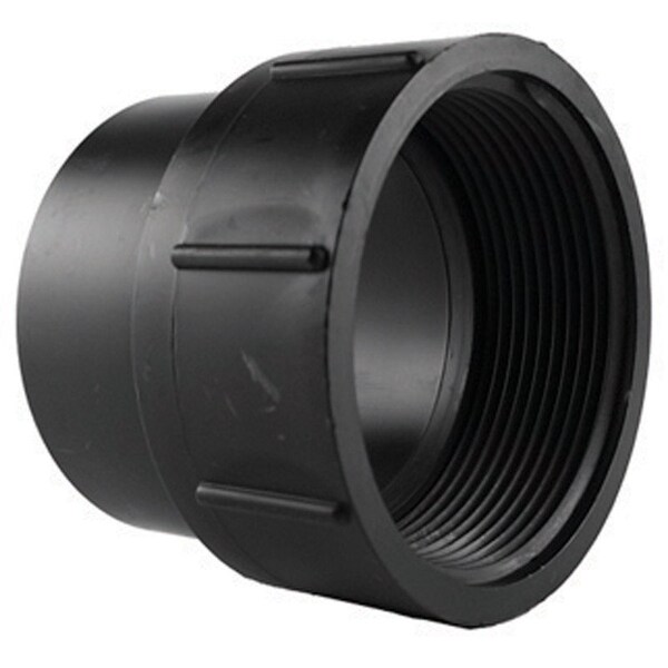 Charlotte Pipe And Foundry Charlotte Pipe 1-1/2 in. Spigot X 1-1/2 in. D FPT ABS Cleanout ABS001050600 - main